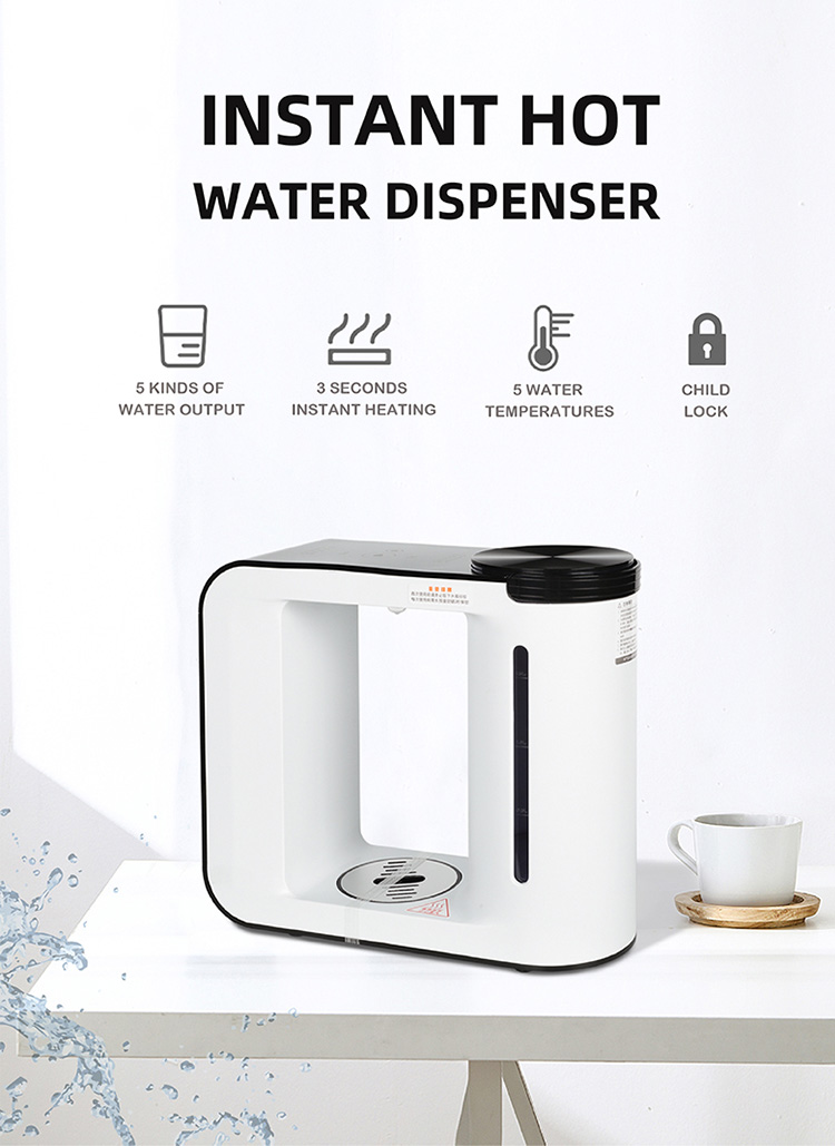 Dispensador de agua de encimera moderno